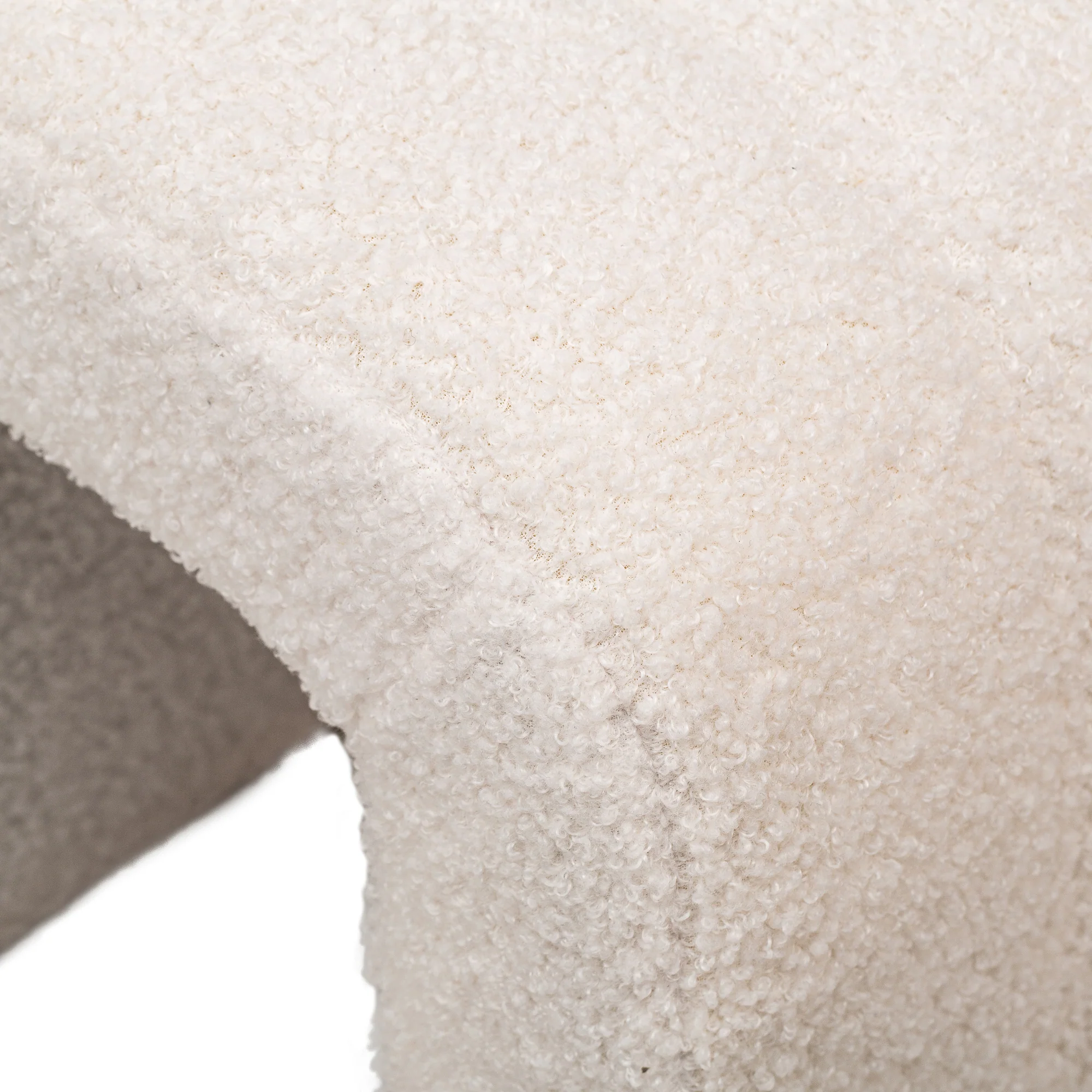 CEBU - Pouf en bouclettes blanches - Image 7