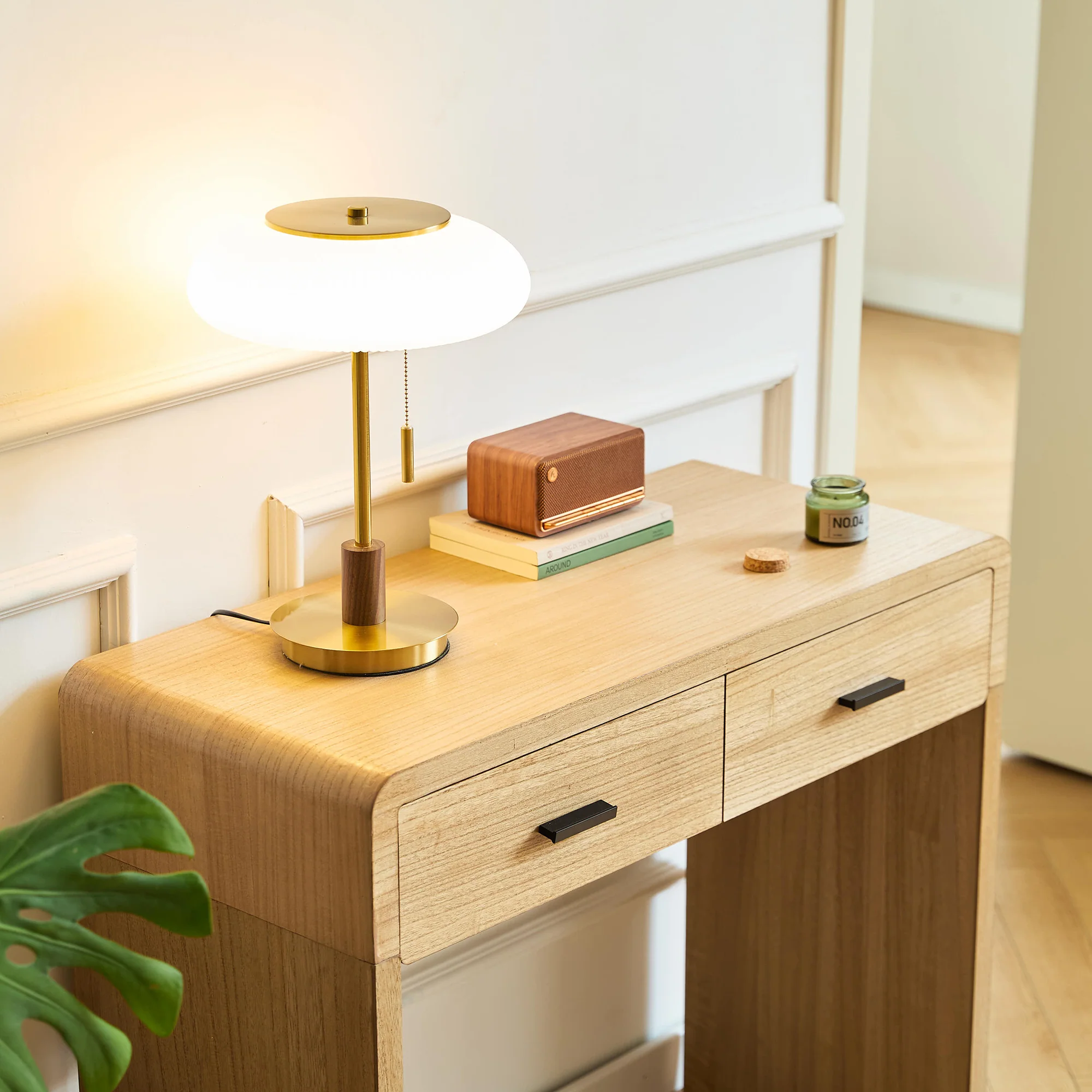 SKIVE - Console 2 tiroirs en bois - Image 3