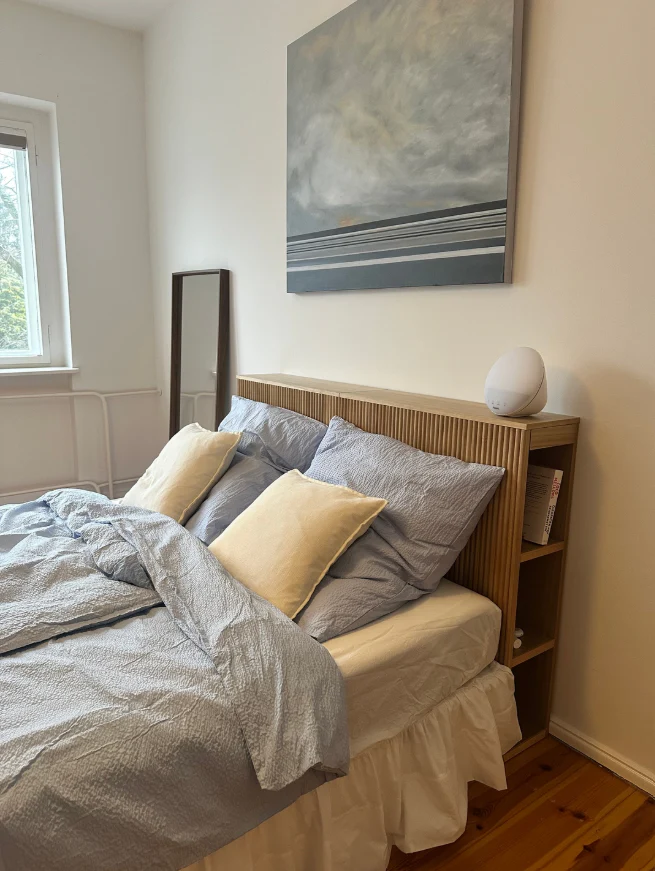 ESLOV - Tête de lit 140 en bois avec rangements - Image 9