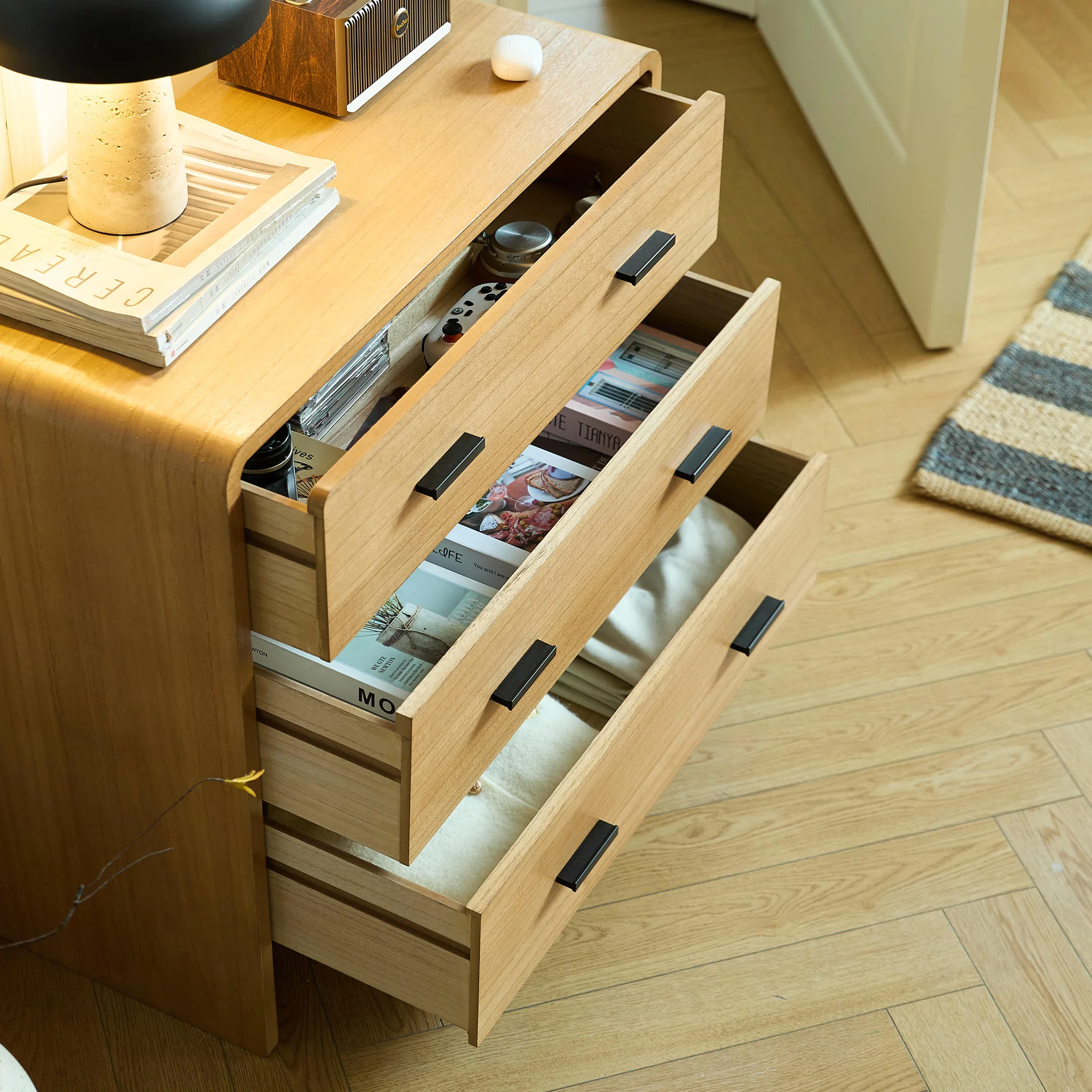 GETINGE - Commode en bois 3 tiroirs - Image 5