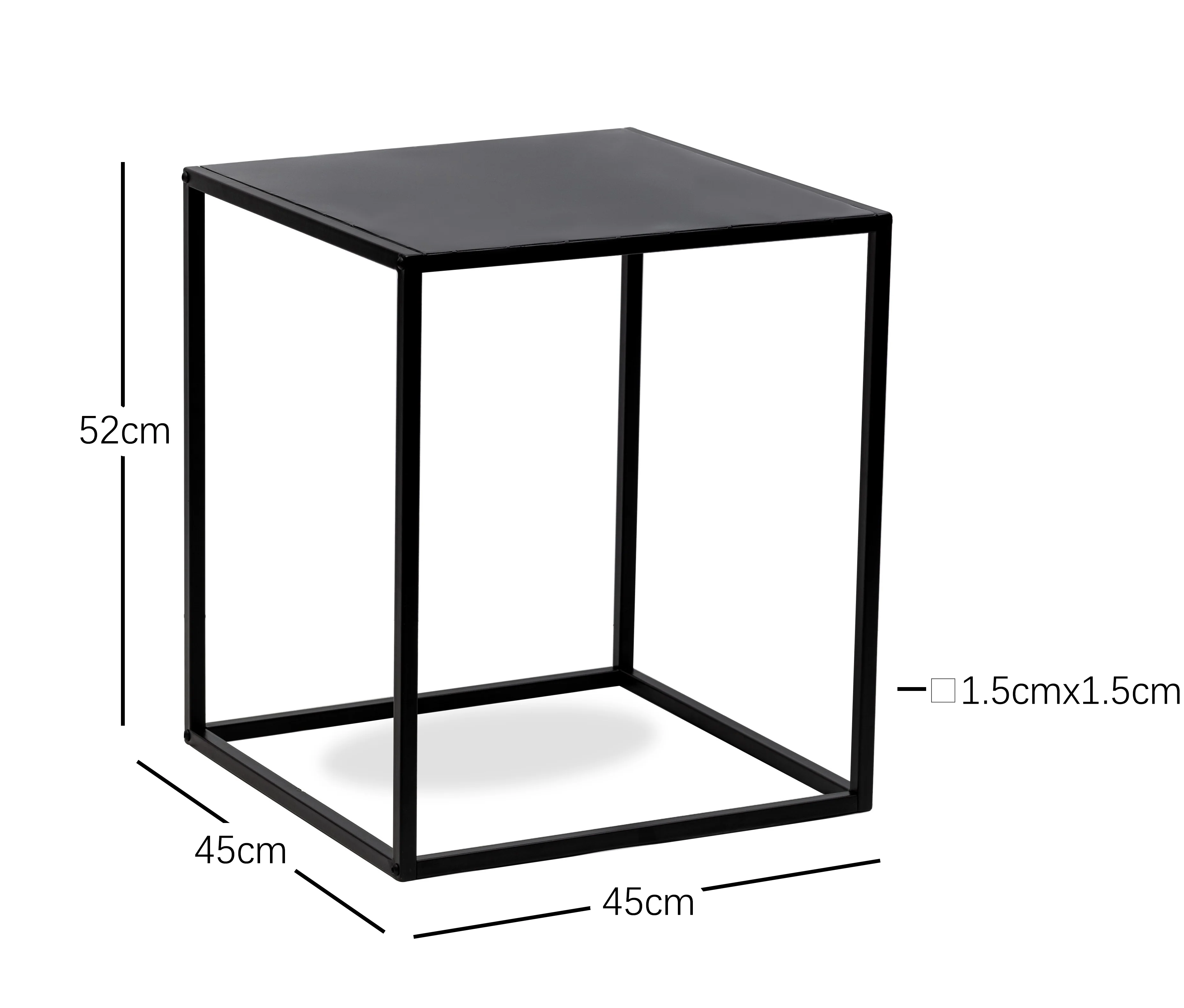 HAGEN - Table d'appoint industrielle en métal noir - Image 5