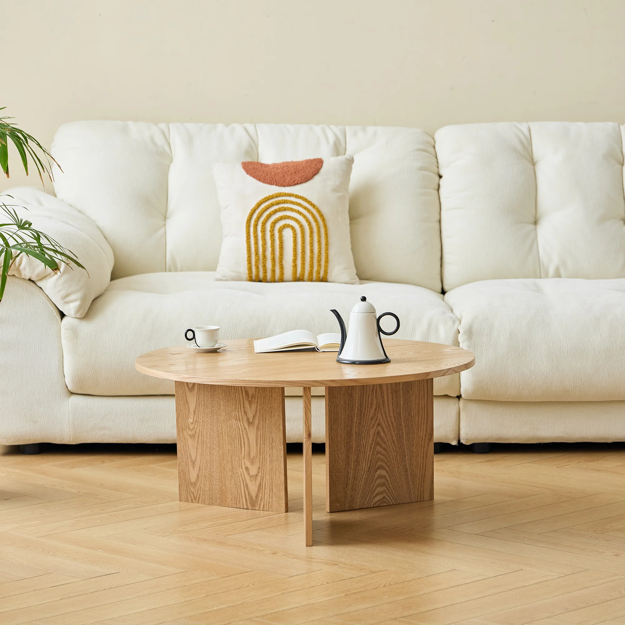 INARI - Table basse en bois style naturel scandinave - Image 5