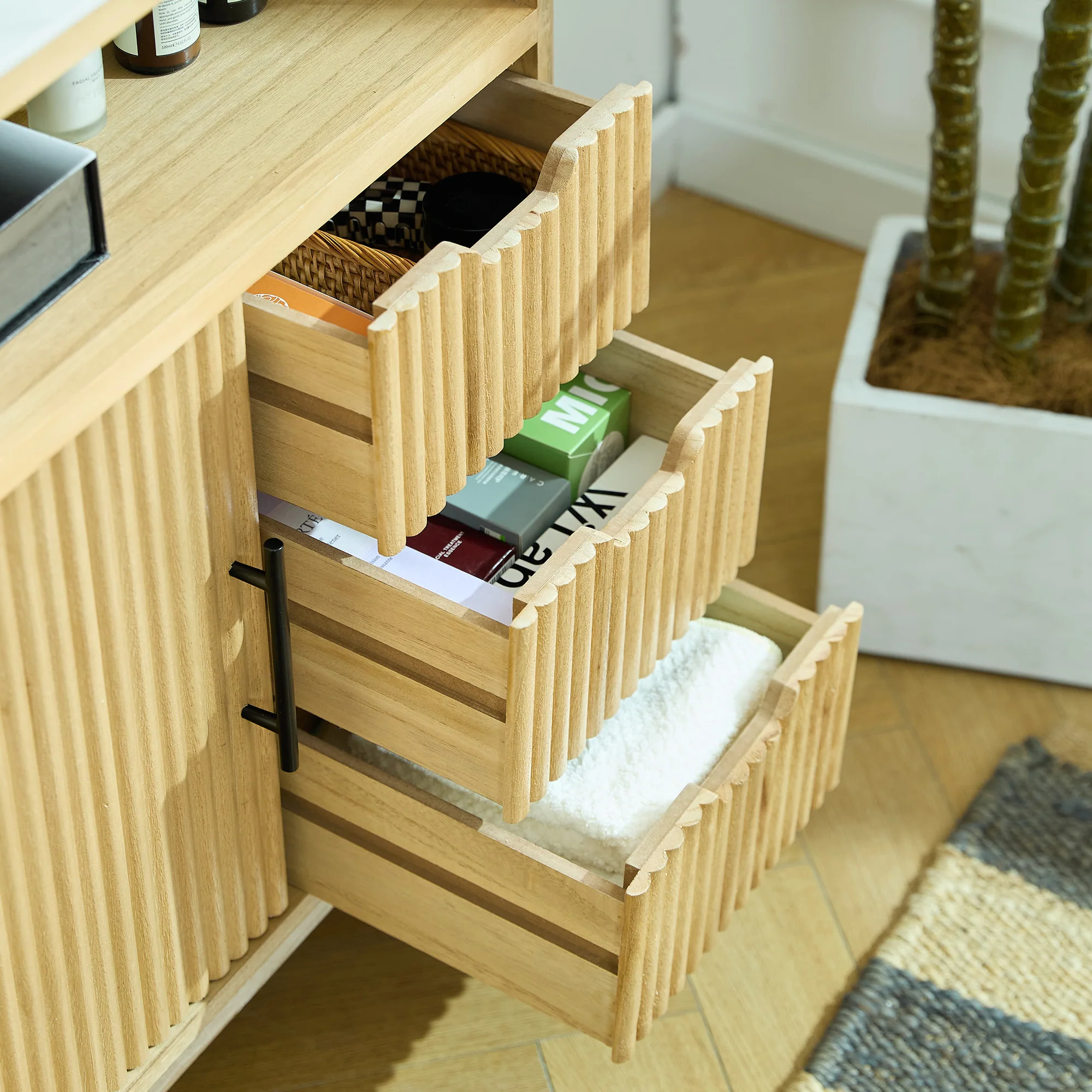 MELAKA - Meuble de rangement pour salle de bain en bois - Image 3