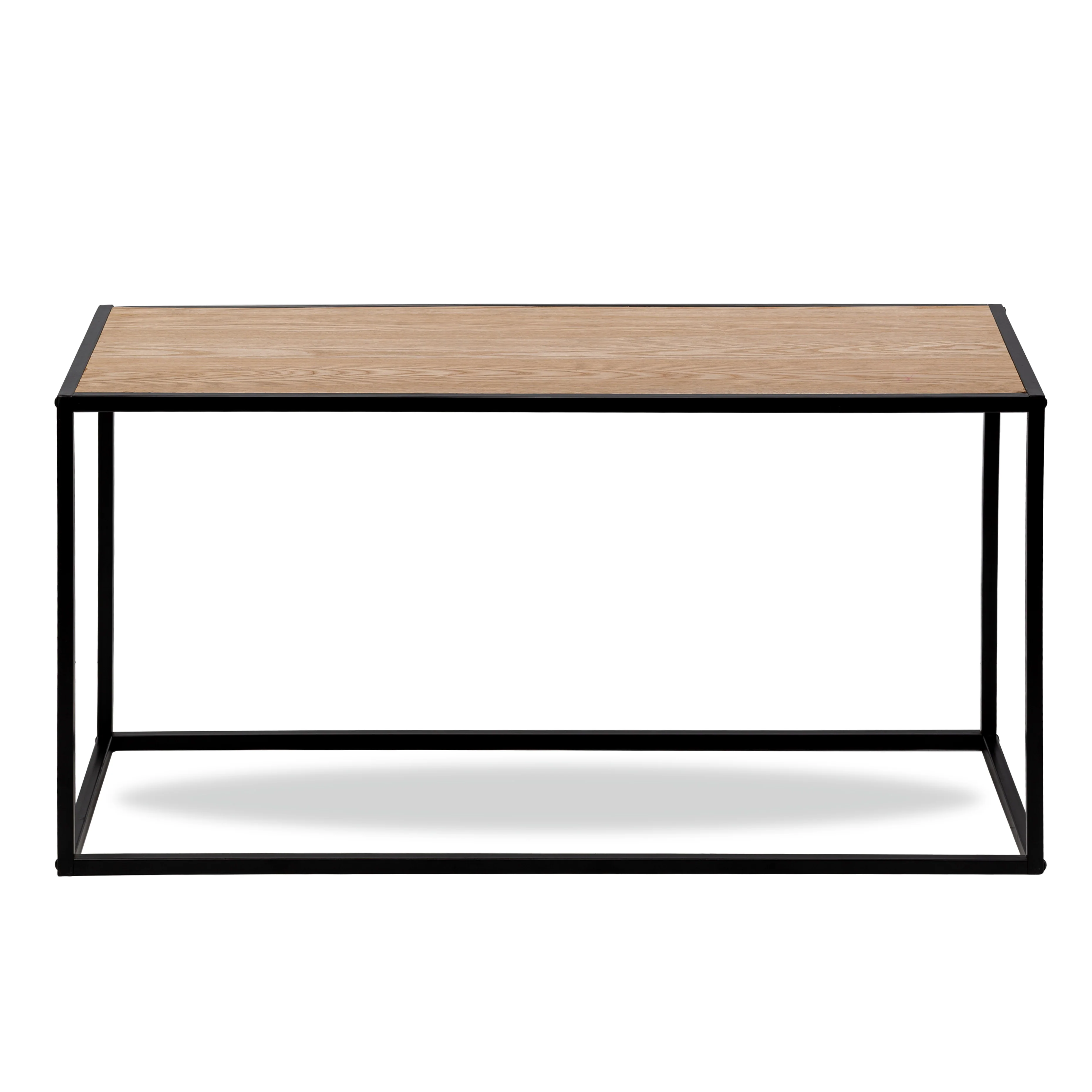 MONROE - Table basse industrielle en bois et métal noir - Image 6