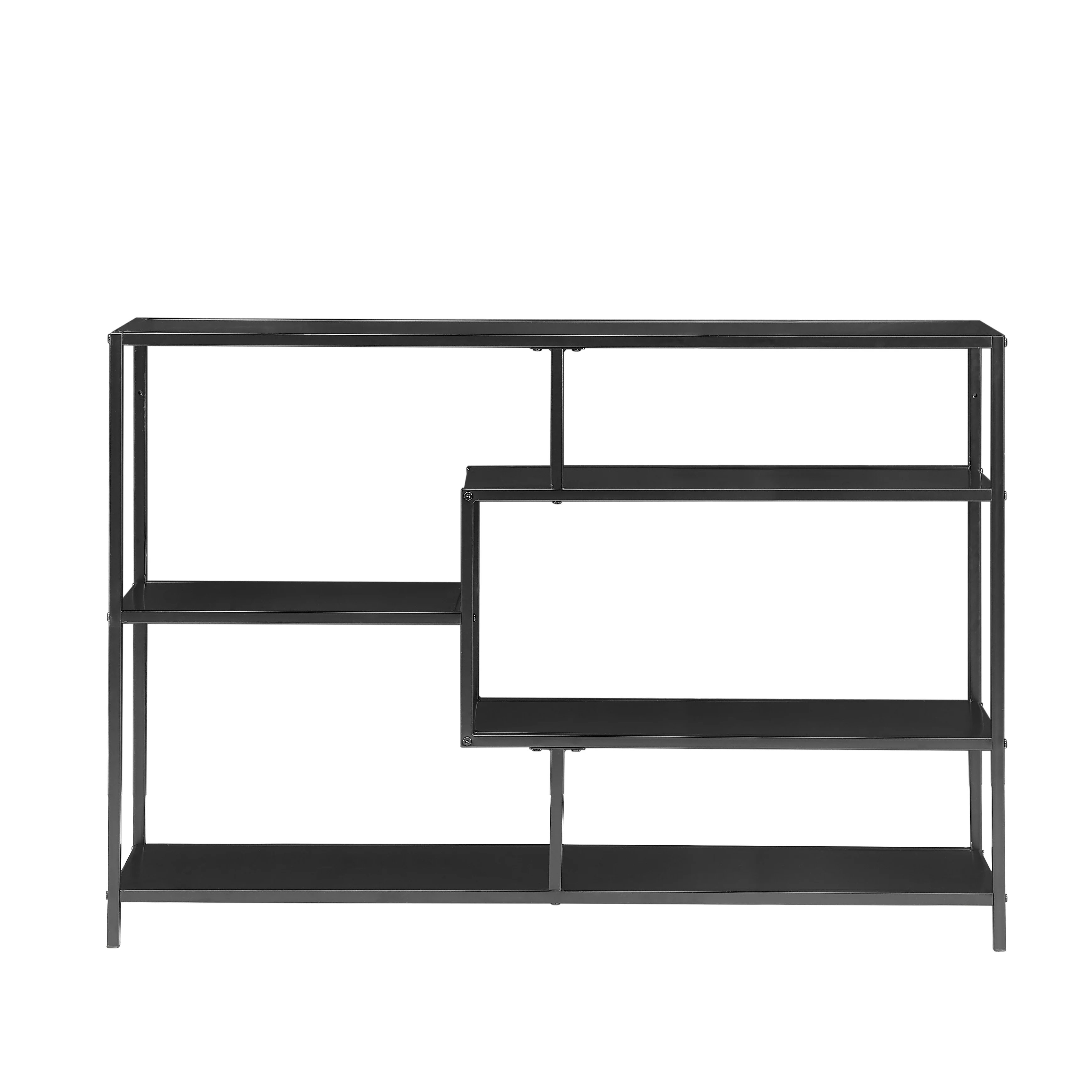 ODDA - Etagère industrielle avec rangements de 5 niveaux en métal noir - Image 5