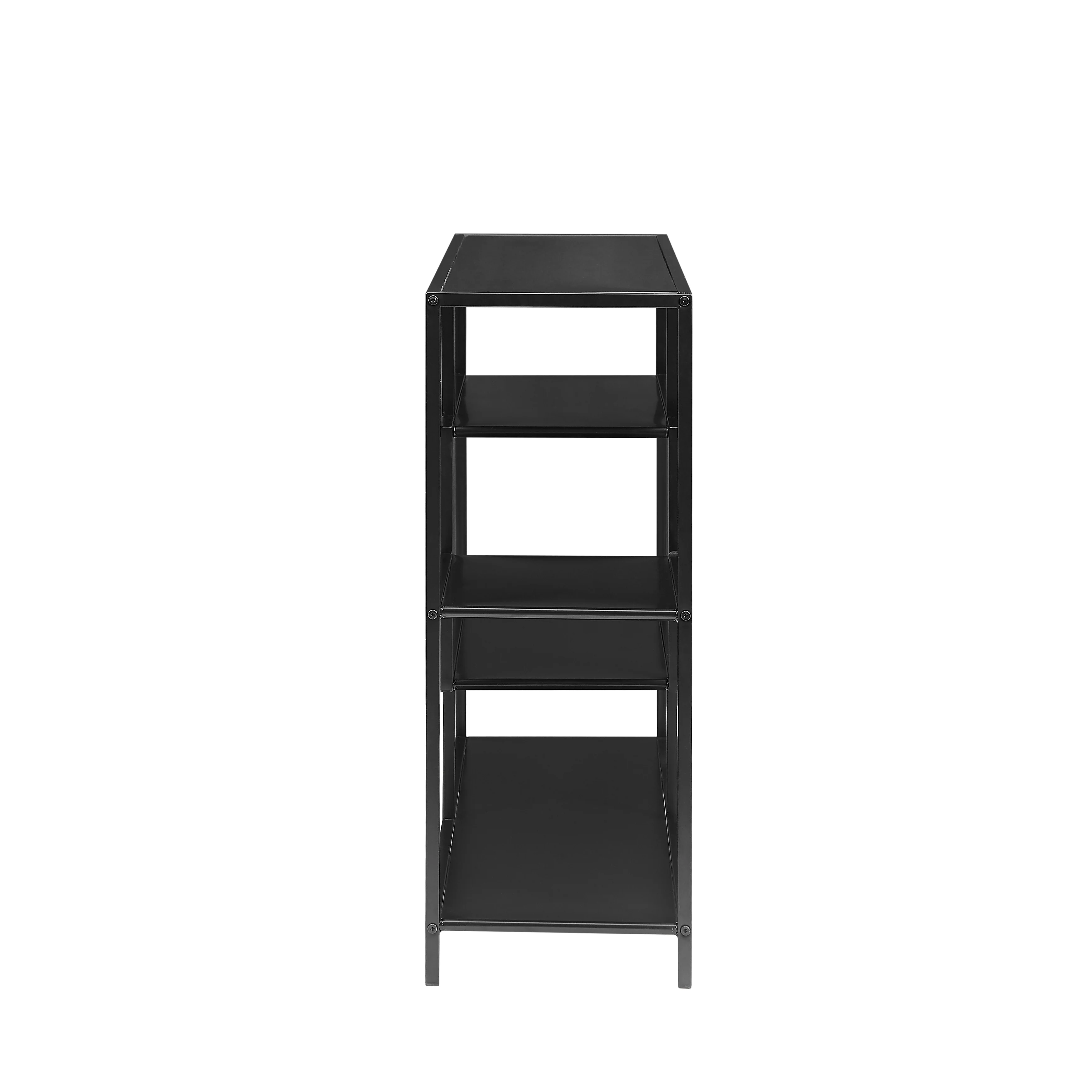 ODDA - Etagère industrielle avec rangements de 5 niveaux en métal noir - Image 7