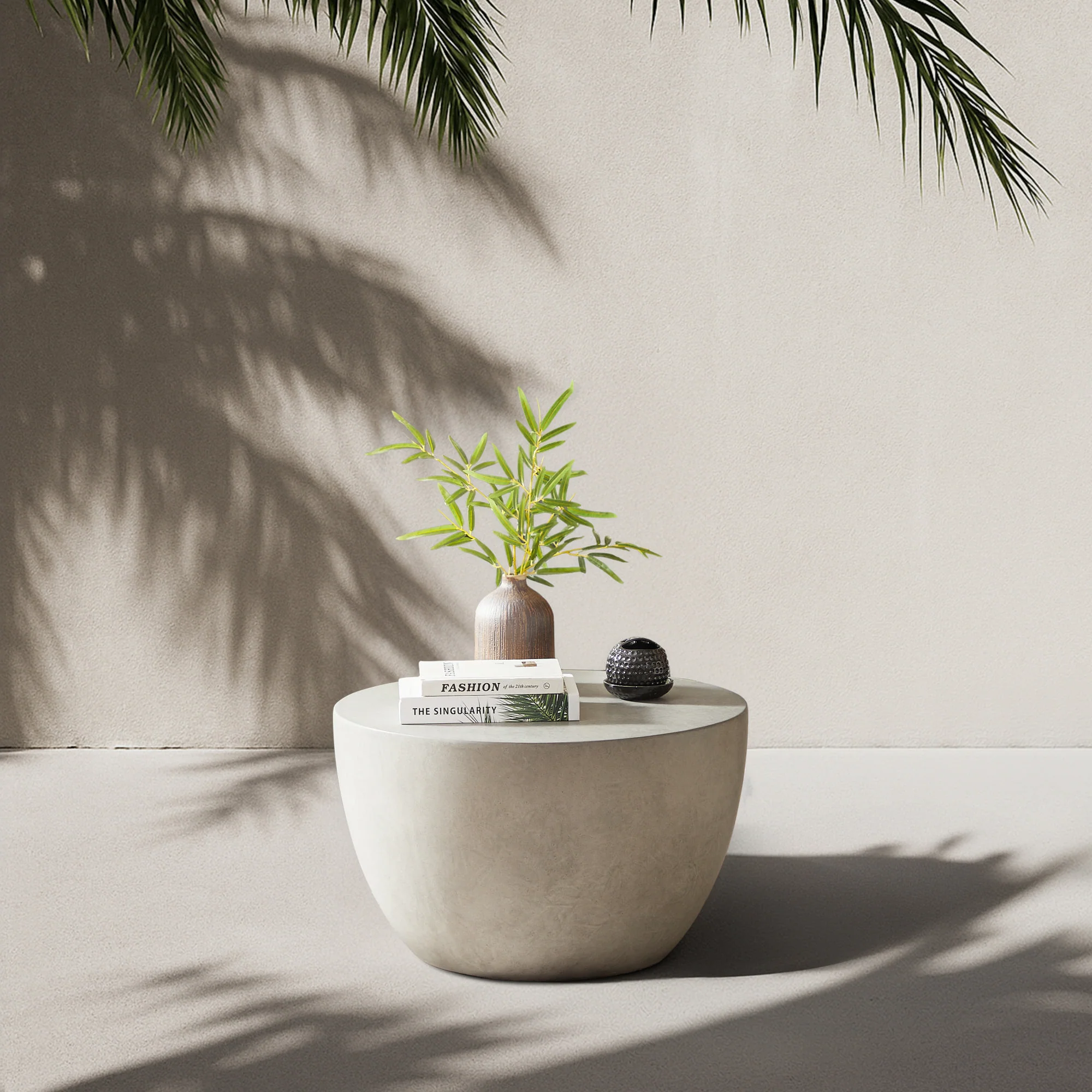 PARNU - Table basse indoor outdoor en magnesite gris - Image 3