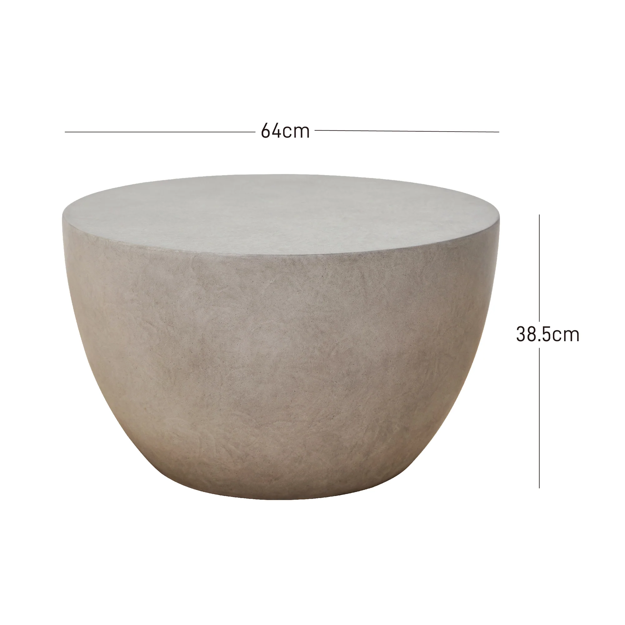 PARNU - Table basse indoor outdoor en magnesite gris - Image 6