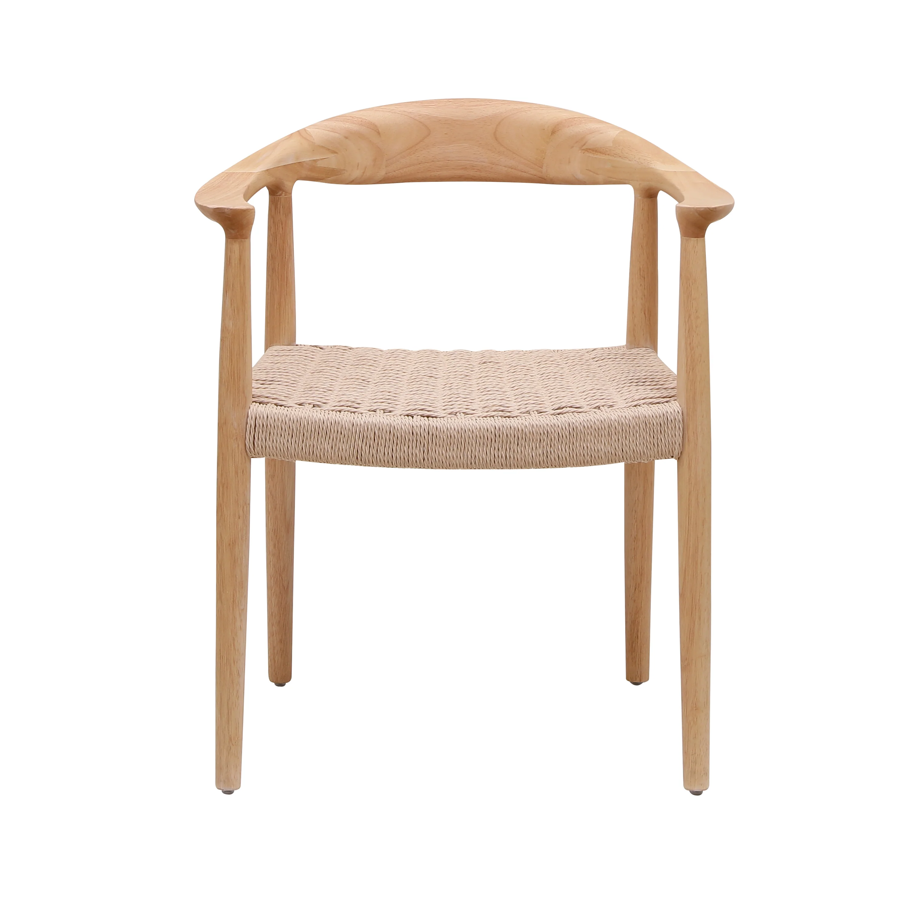 SALTA - Lot de 2 chaises en bois massif et corde - Image 10