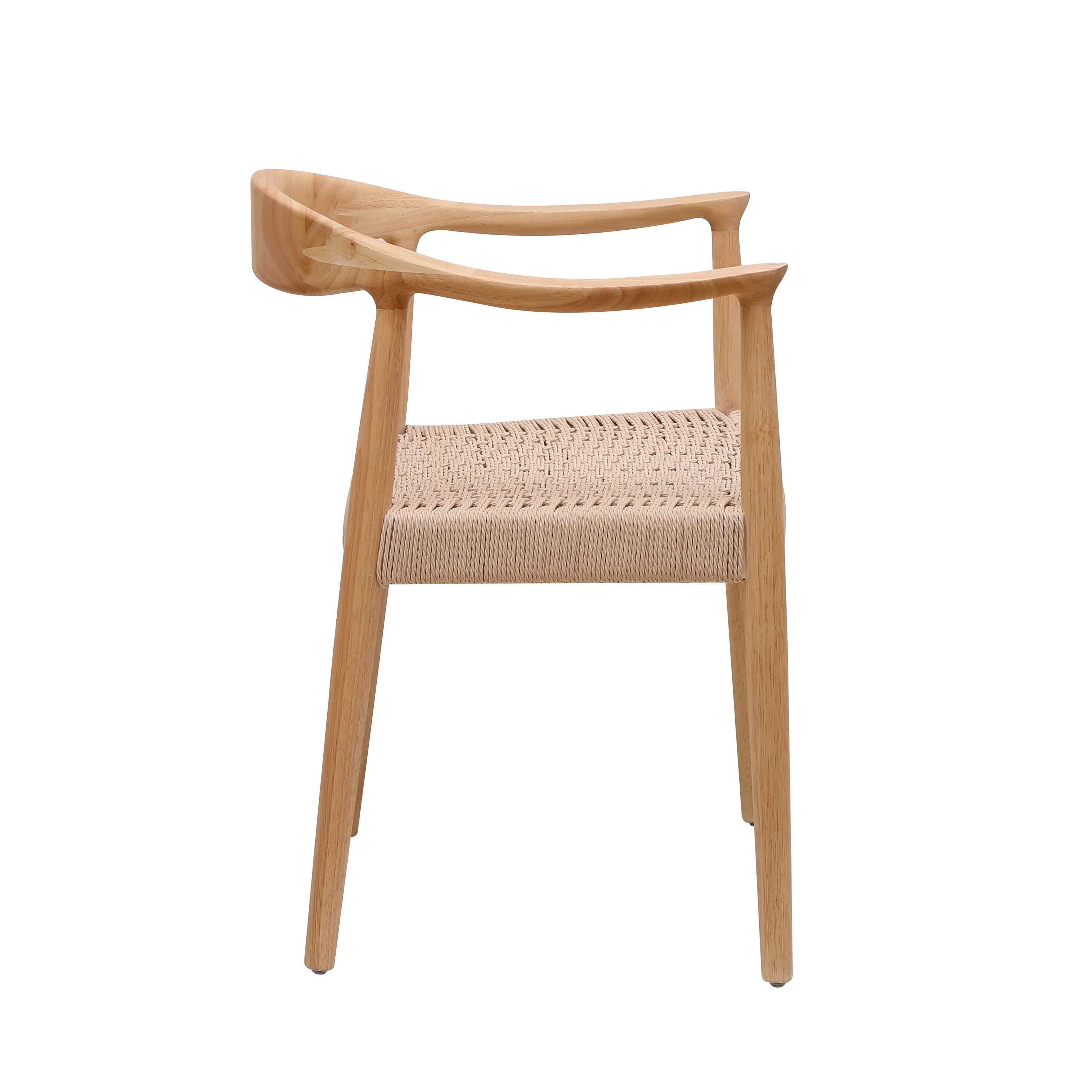 SALTA - Lot de 2 chaises en bois massif et corde - Image 12