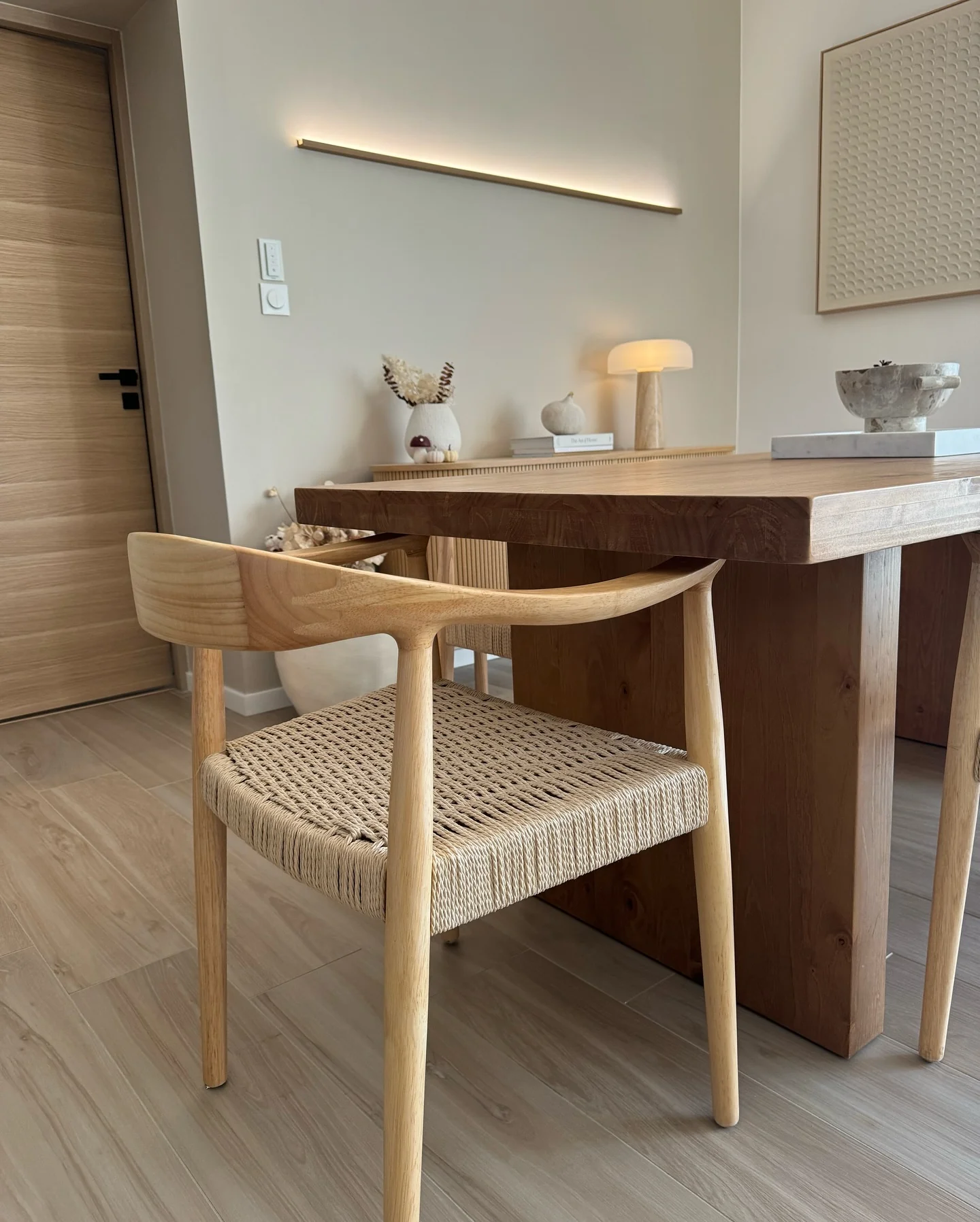 SALTA - Lot de 2 chaises en bois massif et corde - Image 9