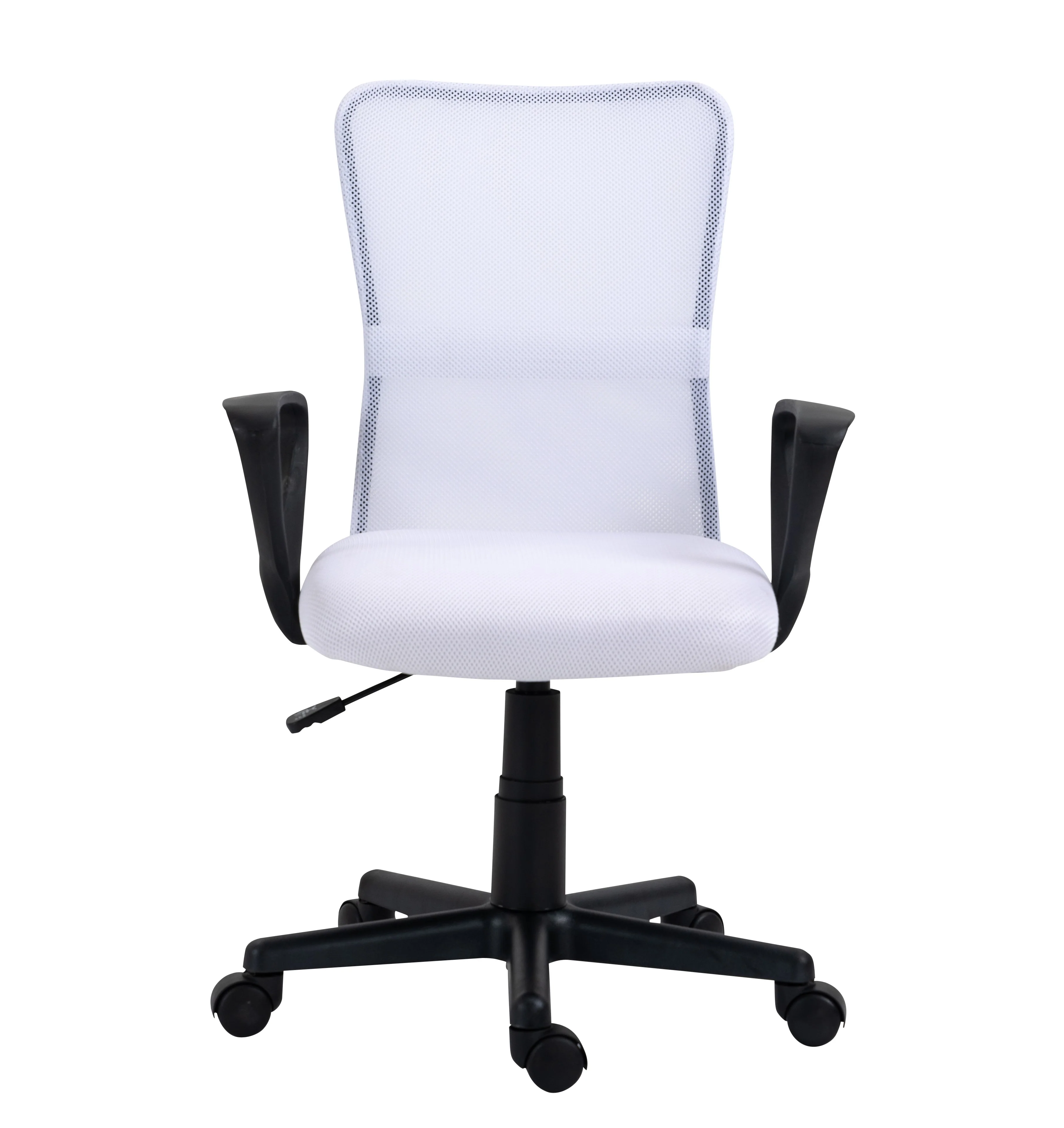 STACY - Chaise de bureau réglable en tissu blanc - Image 4