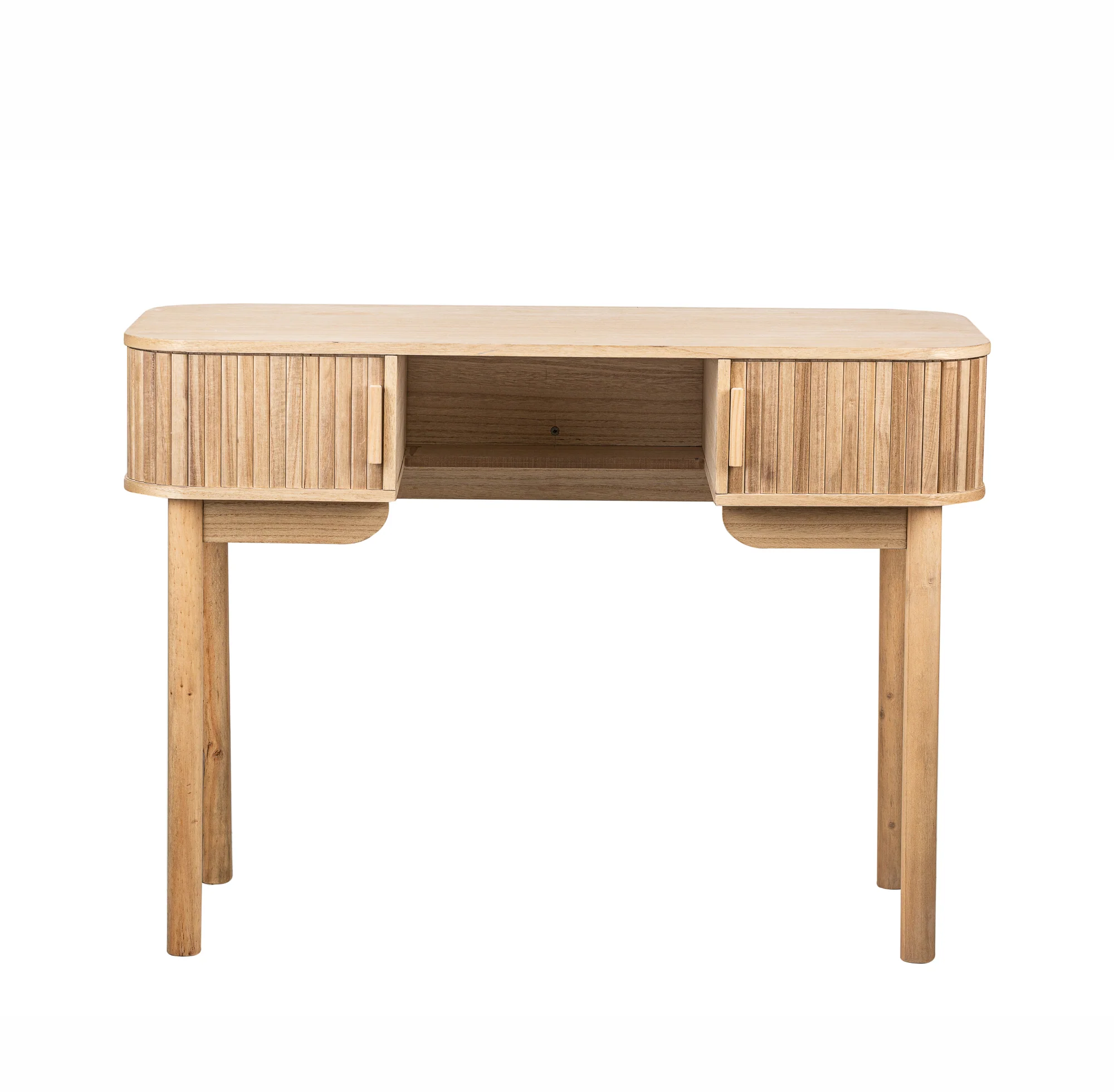 TOYAMA - Bureau 2 portes en bois de frêne - Image 7