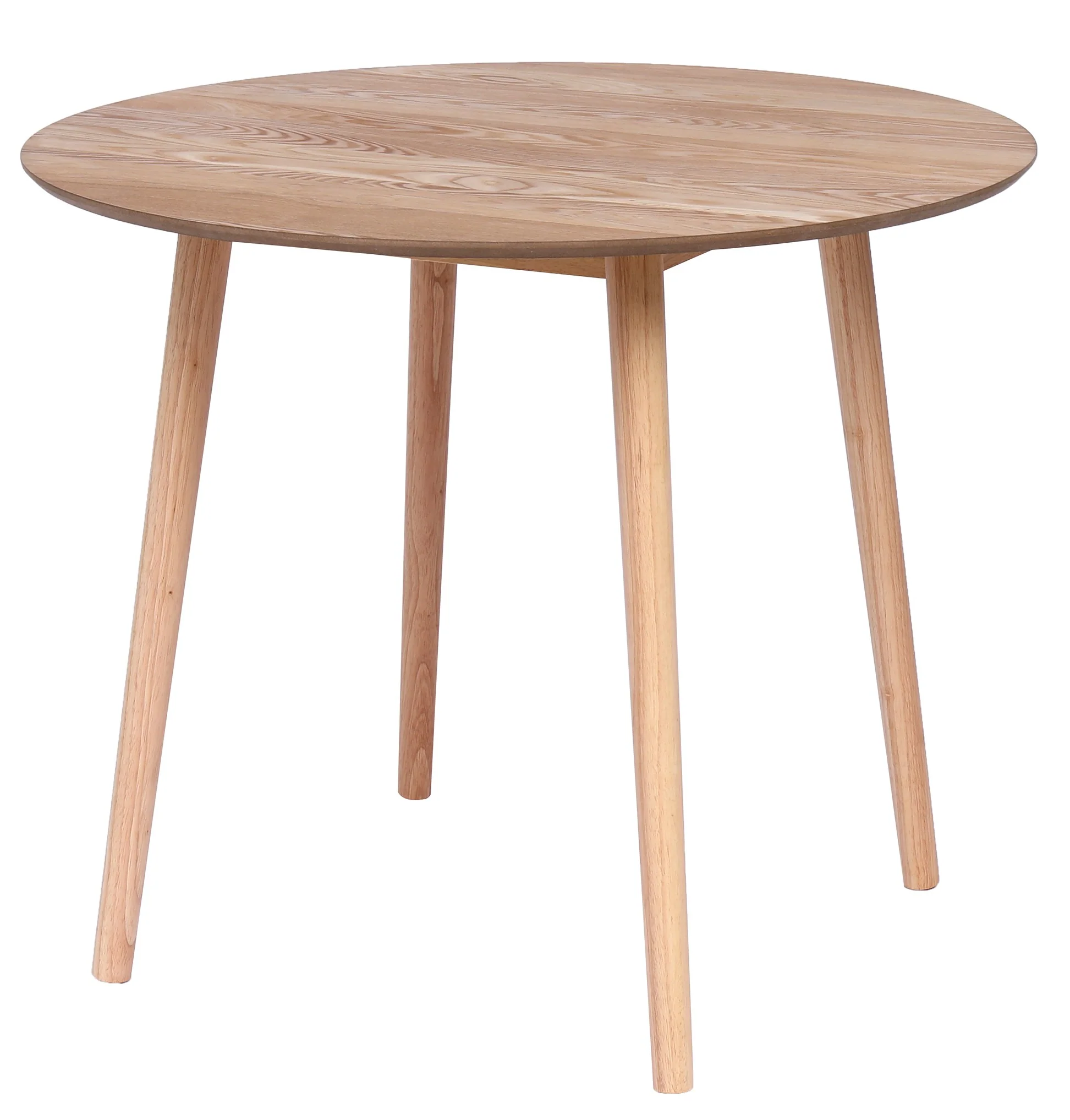 TRADITION - Table a manger ronde 4 personnes en pin massif D90 coloris naturel - Image 11